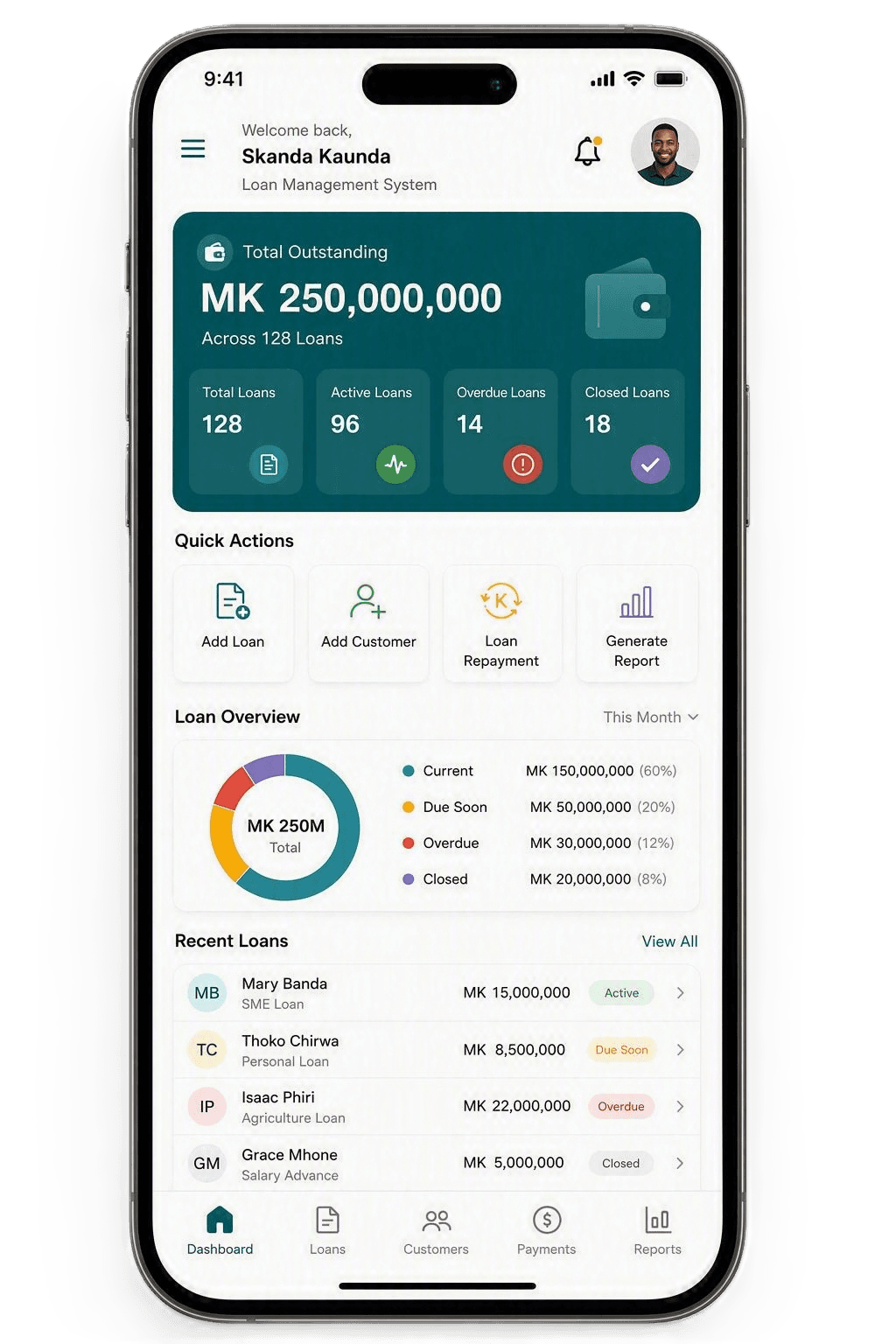 Employee Loan Management System mobile preview